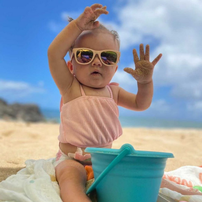 Baby Sunnies Pink Flexible Polarized Baby Sunglasses