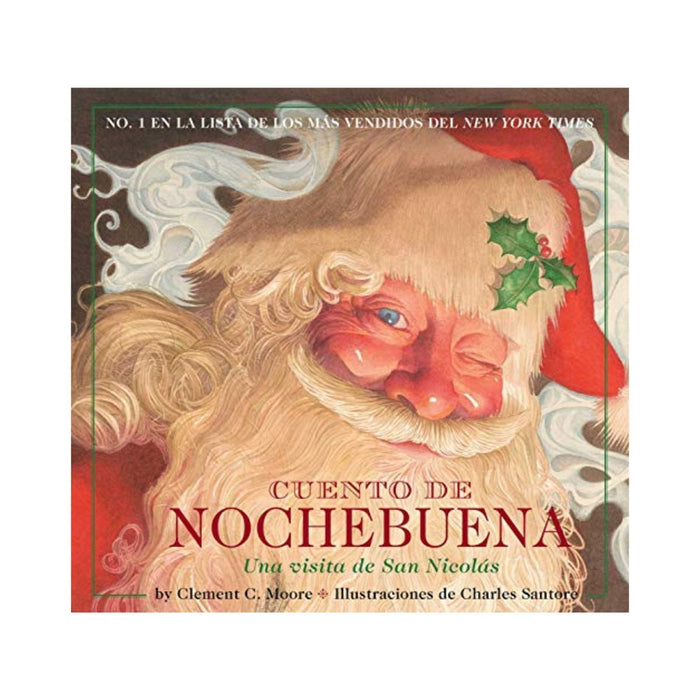 Cider Mill Press The Night Before Christmas Spanish Hardcover Book - SafeSavings