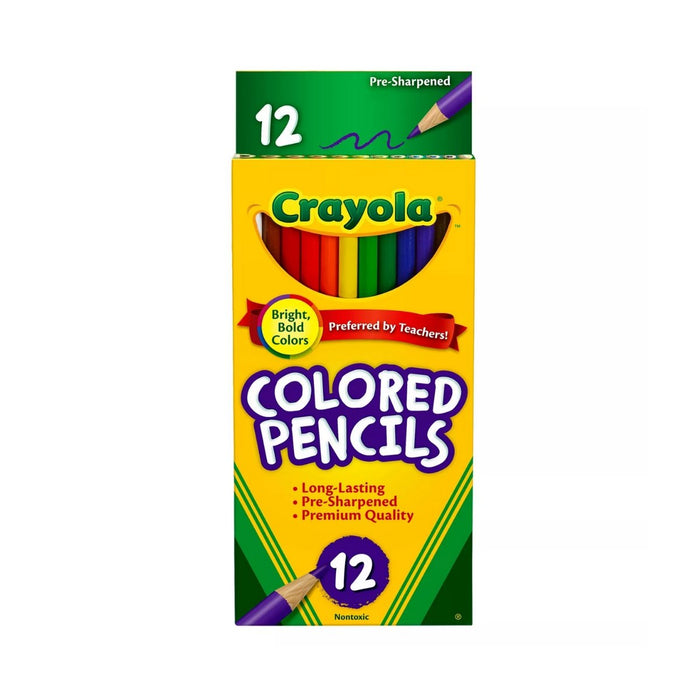 Crayola Pre-Sharpened Colored Pencils 12ct - Best By