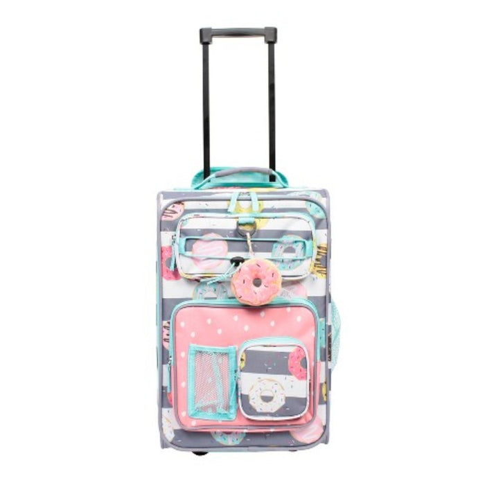 CRcKT 18" Kids’ Rolling Upright Softside Donut Carry On Suitcase - SafeSavings