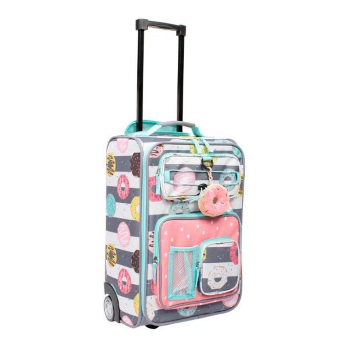 CRcKT 18" Kids’ Rolling Upright Softside Donut Carry On Suitcase - SafeSavings