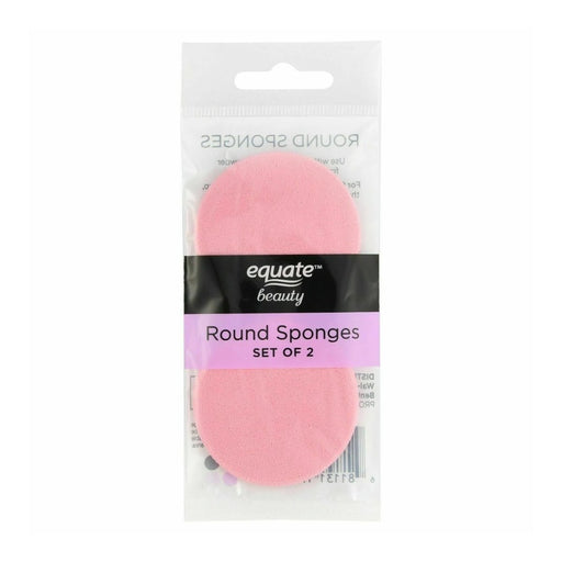 Equate Beauty Round Sponges 2-Pack - SafeSavings