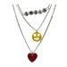 Forever 21 Layered Smile Necklace - SafeSavings
