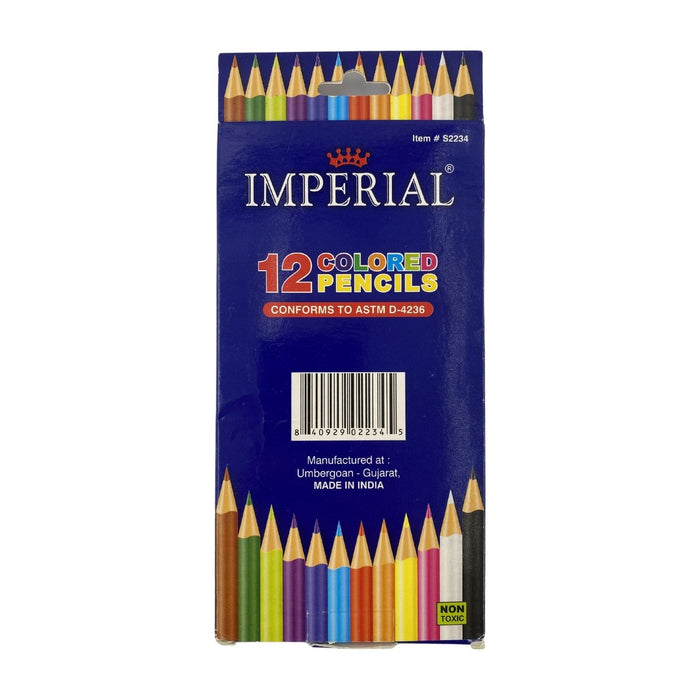 Imperial Colored Pencils Wood Free Nature Friendly 12-Pack - SafeSavings