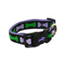 Jump Nylon Clip Collar Bone Purple & Green 7-9in - Best By
