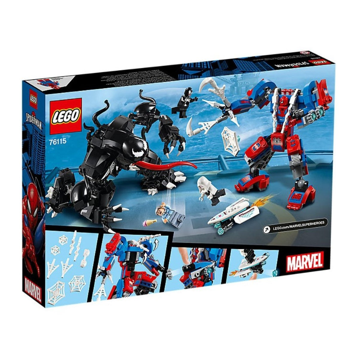 Lego Spiderman Spider Mech vs. Venom 76115 Set — SafeSavings