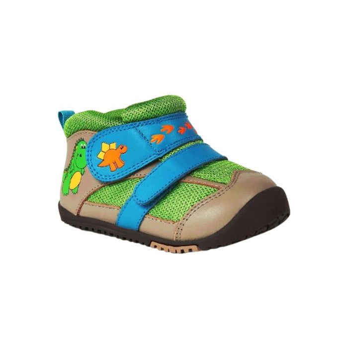 Momo Baby Boys Dinosaur Leather Sneaker Shoe - SafeSavings