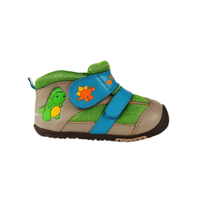 Momo Baby Boys Dinosaur Leather Sneaker Shoe - SafeSavings