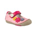 Momo Baby Girls Flower Power Mary Jane Pink Leather Shoe - SafeSavings
