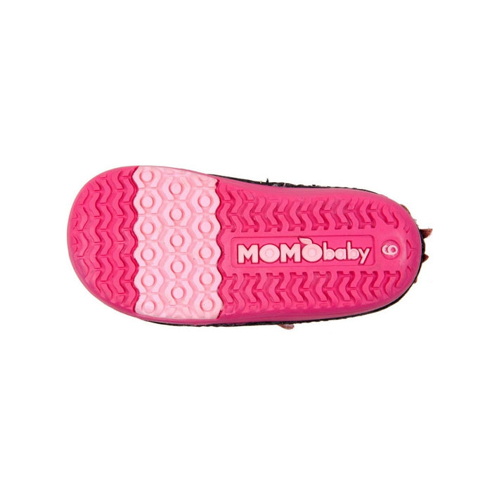 Momo Baby Girls Mary Jane Floral Sparkle Leather Shoe - SafeSavings