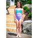 Momo Grow Girls One Piece "Summer" Fringe Swimsuit - SafeSavings