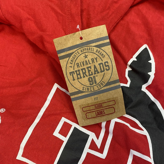 NCAA San Diego State SDSU Aztecs Women's Red Short Sleeve T-Shirt - SafeSavings