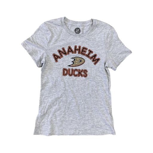 NHL Girls Youth Anaheim Ducks Grey T-Shirt - SafeSavings