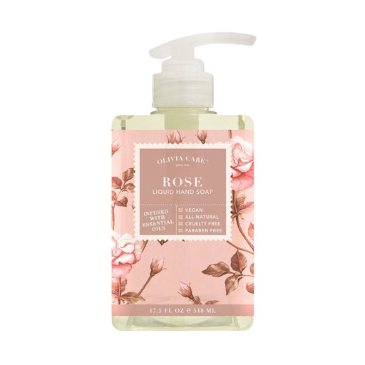 Olivia Care Rose Liquid Hand Soap 18.5 fl. oz. - SafeSavings
