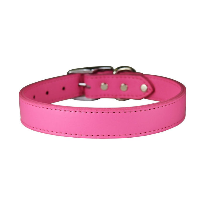 OmniPet Signature Pink Leather Dog Collar 14in - Best By