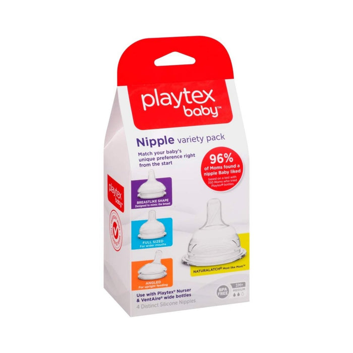 Playtex Nipple Variety 4-Pack - SafeSavings