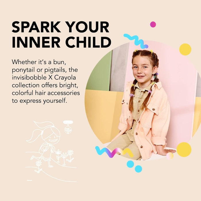 Scunci Invisibobble Kids Spiral Hair Ring 5-Pack - SafeSavings