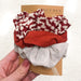 scunci Scrunchies Red Dot Print/Solid Gray/Solid Red 3pk - Best By