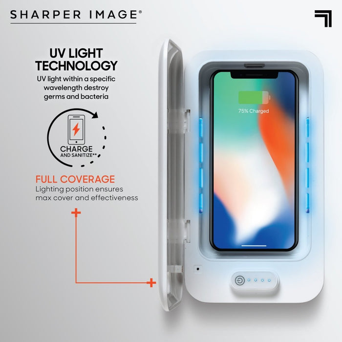 Sharper Image UV Clean Zone Phone Sanitizer - SafeSavings