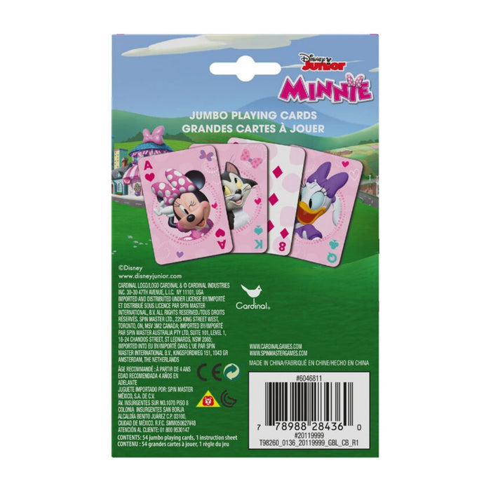 Spin Master Disney Junior Minnie Mouse Jumbo Playing Cards - SafeSavings