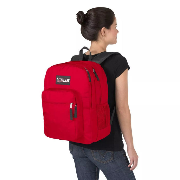 Trans by JanSport 18" Supermax Backpack Red Tape - SafeSavings