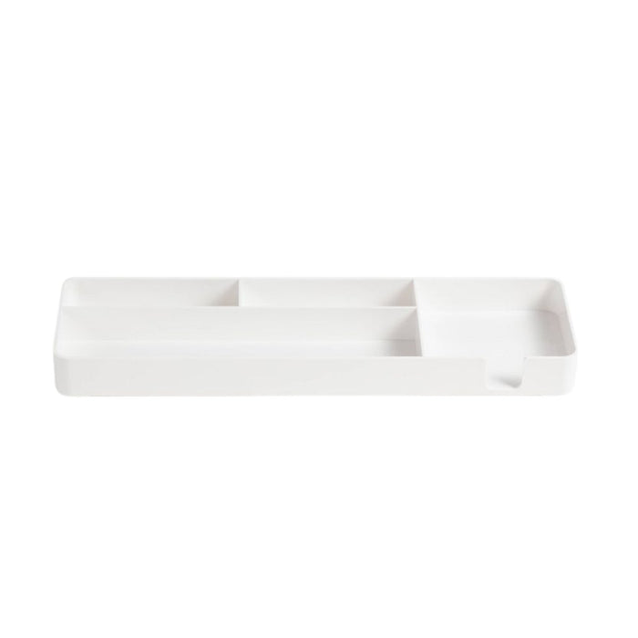 U Brands Large Modern Plastic Catch-All Tray White - SafeSavings