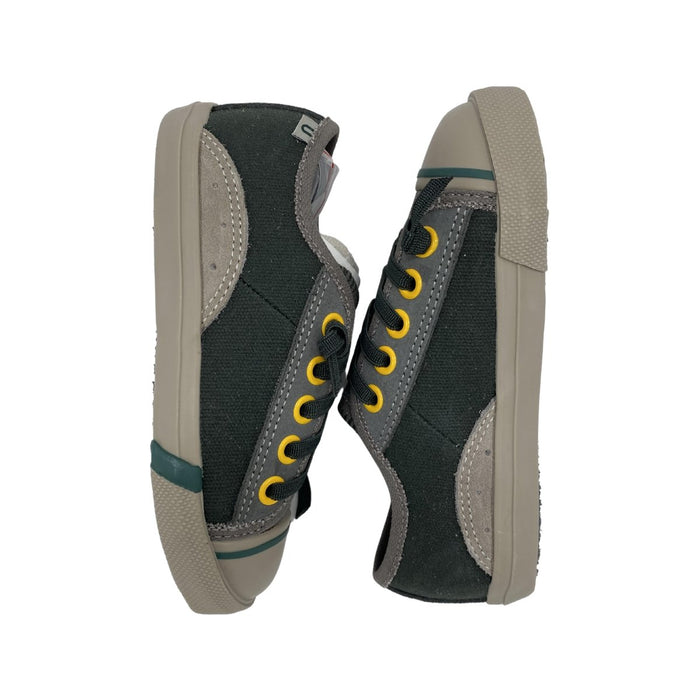 Umi Boys "Jett" Dark Grey Canvas Sneaker - SafeSavings