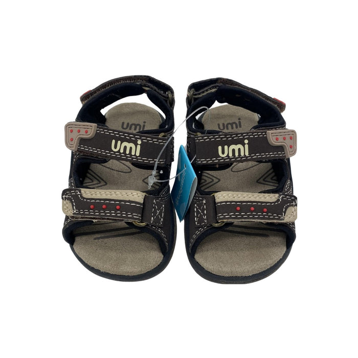 Umi Boys "Payton" Cocoa Leather Sandal - SafeSavings