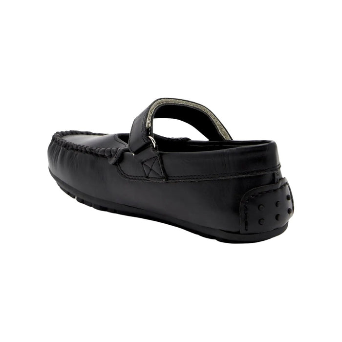 Umi Girls "Moraine" Smooth Black Loafer - SafeSavings