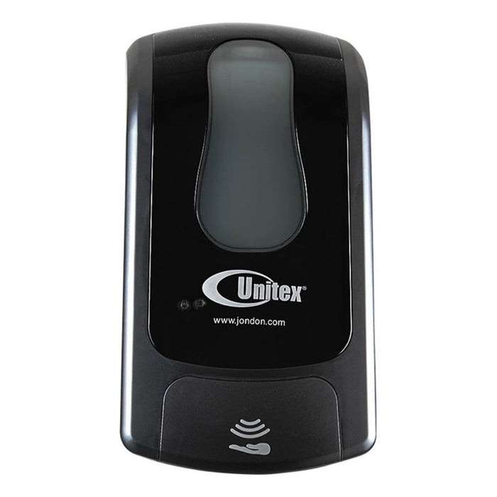 Unitex Touch Free Bulk Foaming Dispenser 33.8 oz. Capacity 11x6x4 Black - SafeSavings