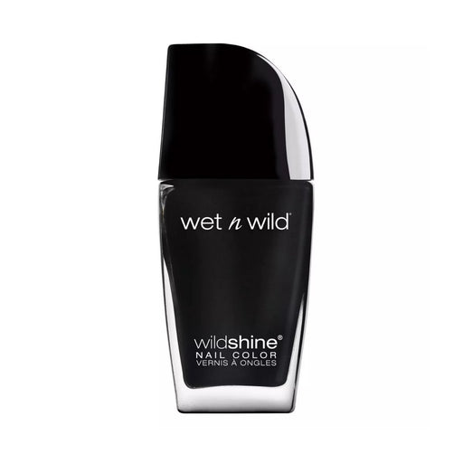 Wet n Wild Wildshine Nail Color Black Creme 0.41 fl oz - Best By