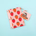 Yoobi Binder Zip Pencil Case Set Pink Strawberries - Best By